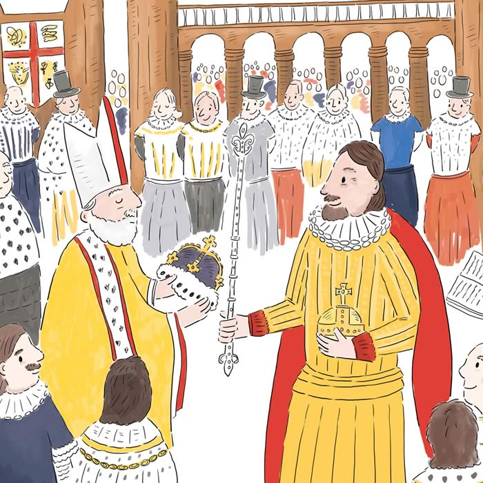 Illustration: Union with England being set up
