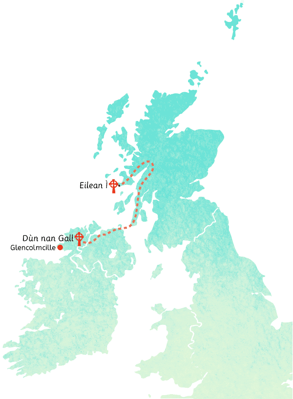 Scotland and Ireland